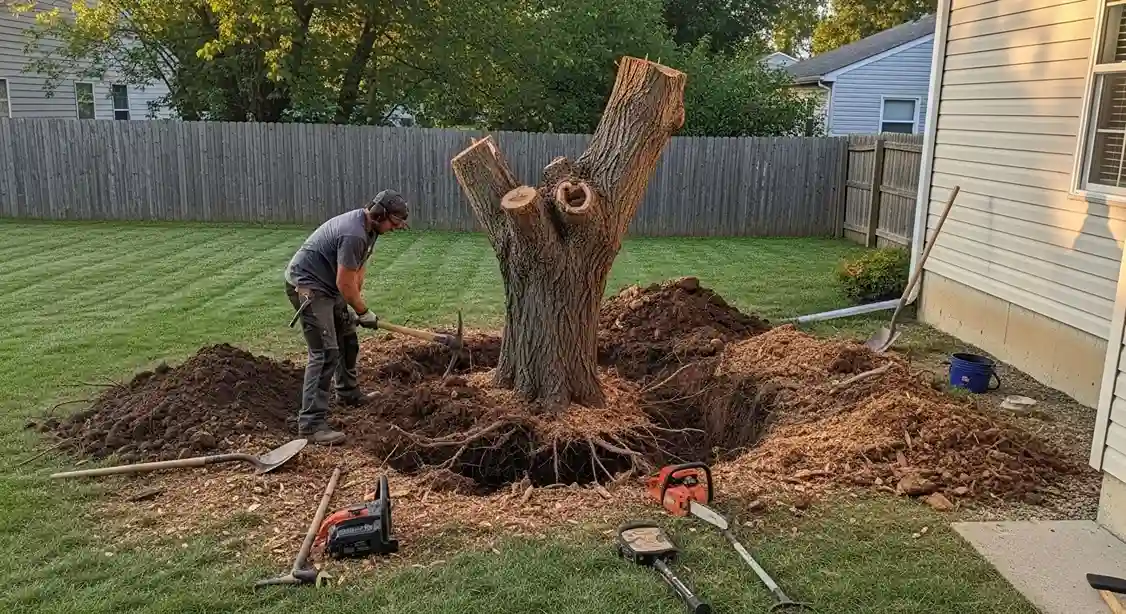How to Remove a Tree Trunk from the Ground