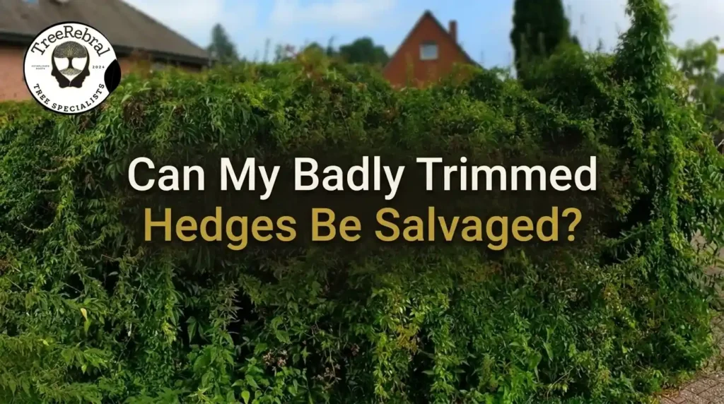 Can My Badly Trimmed Hedges Be Salvaged?