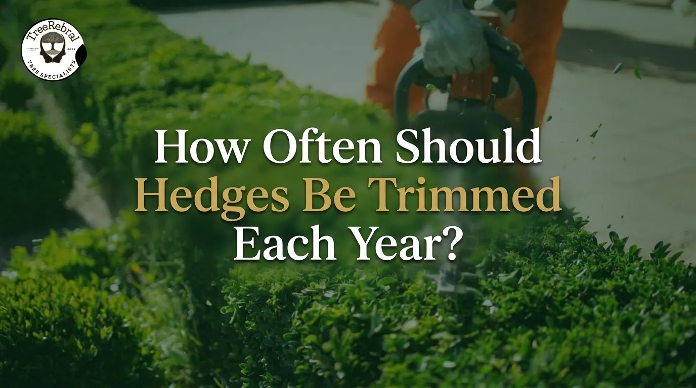 How Often Should Hedges Be Trimmed Each Year?